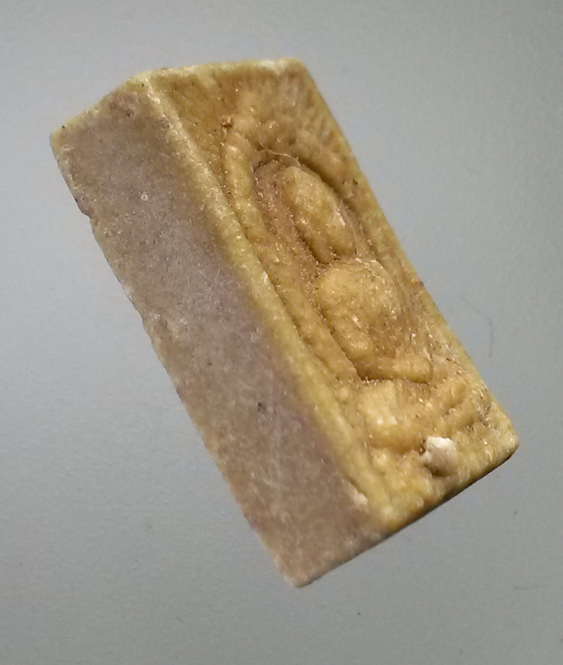 รหัสสินค้า พระไม่ทราบที่ 489 พระพุทธหน้าอินเดีย เนื้อผงน้ำมัน ปางสมาธิ หลังยันต์นะมะพะทะ และตัวอุ ไม่ทราบที่ พระรายการนี้ให้เช่าบูชาแล้ว