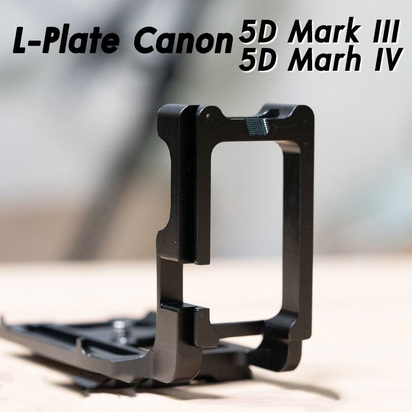 L-Plate Canon 5D mark III / 5D mark IV Camera Grip กันกระแทก และยึดอุปกรณ์