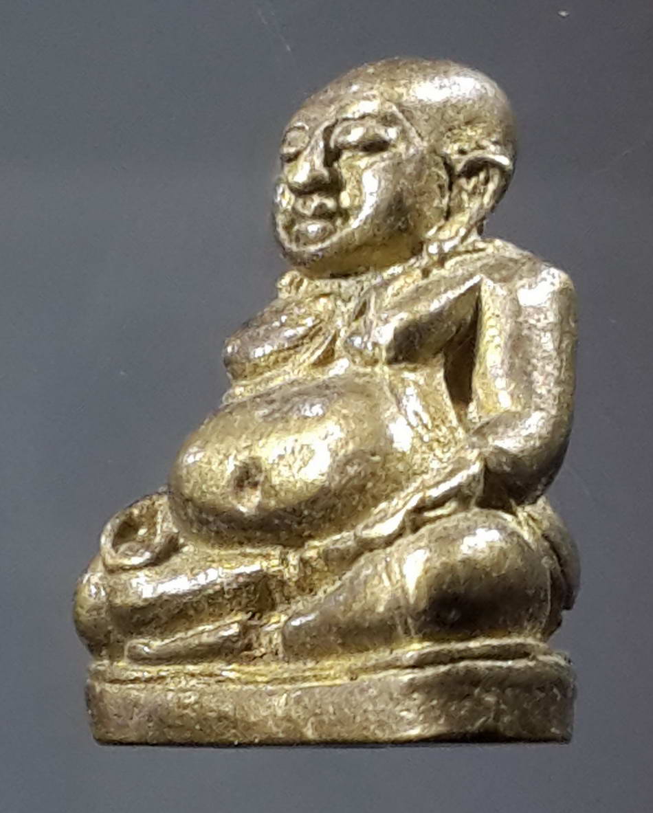 รหัสสินค้า พระกริ่ง พระหล่อ 246 รูปหล่อพระสังกัจจายน์ เนื้อทองผสม ไม่ทราบสำนัก