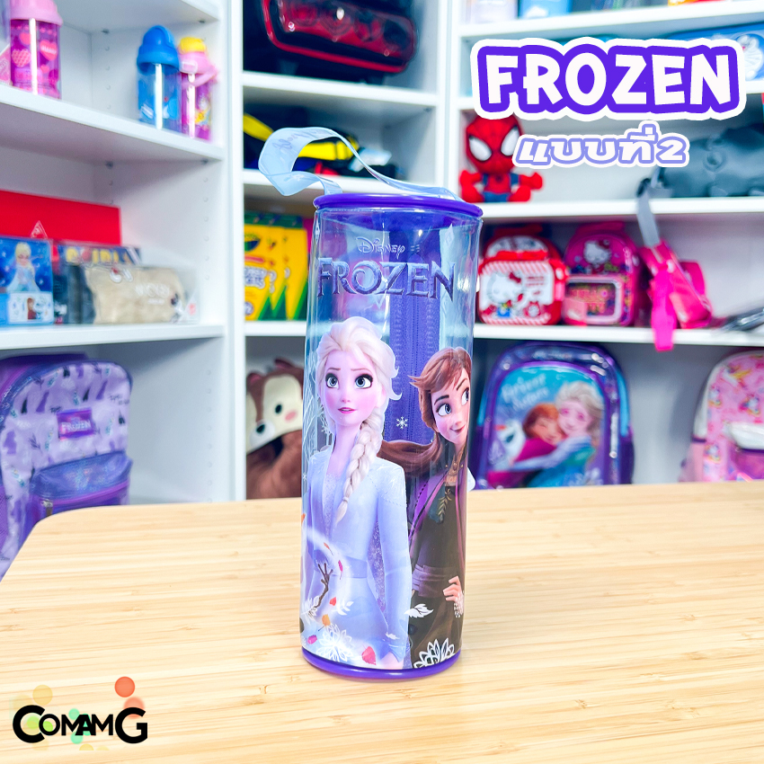 กระเป๋าดินสอ ทรงกระบอก PVC ลายการ์ตูน อเวนเจอร์ส เจ้าหญิง เบนเทน Frozen ลิขสิทธิ์แท้ พร้อมส่ง