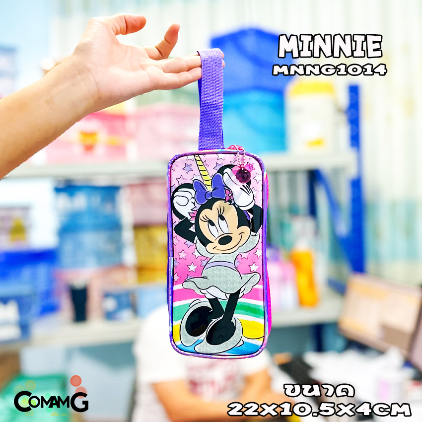 กระเป๋าดินสอ เครื่องเขียน ลายการ์ตูนเจ้าหญิงดิสนีย์ คาร์ แบทแมน โซเฟีย มิกกี้เมาส์ ทรงสี่เหลี่ยมผืนผ้า ลิขสิทธิ์แท้