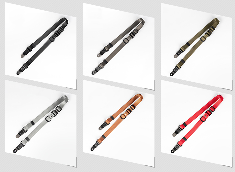 สายคล้องกล้องEasy Slide ปรับสายได้ แบบห่วงเหล็ก 2CM