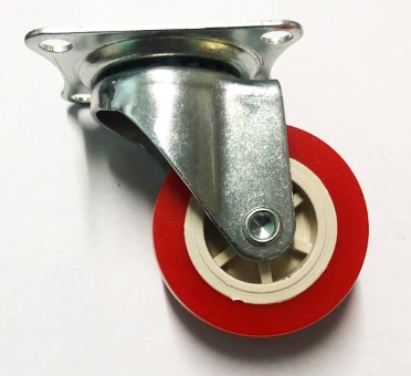 ล้อรถเข็น ล้ออะไหล่ 4 ล้อ ล้อแป้นเป็น ล้อเป็น แบบแป้น ล้อหมุนได้ ล้อหมุน ล้อโพรียูรีเทน ล้อยางดำ ลูกล้อเลื่อนอุตสาหกรรม