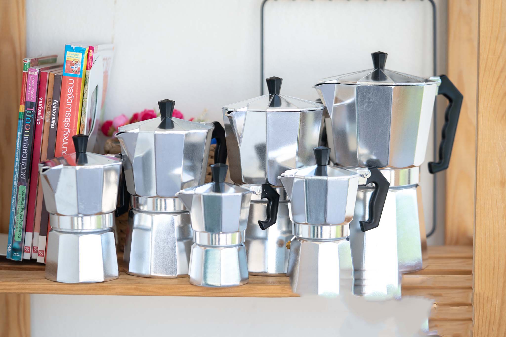 Moka Pot มอคค่า พ็อต กาต้มกาแฟสดพกพา