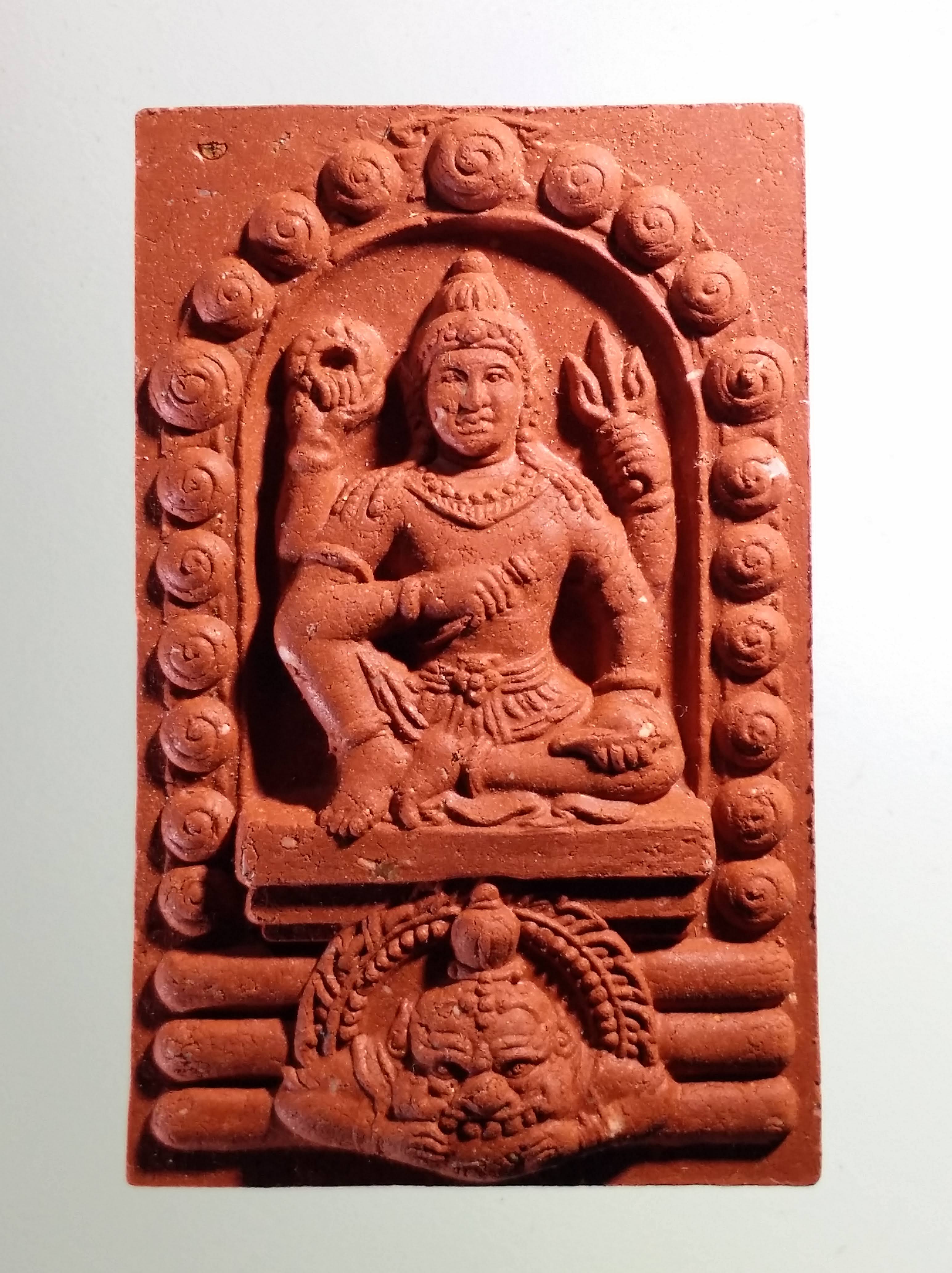 รหัสสินค้า จตุคามรามเทพ 488 พระเทวราชโพธิสัตว์จตุคามรามเทพ หลังพระแม่ธรณีบีบมวยผม รุ่น สิริมงคล ปี 49