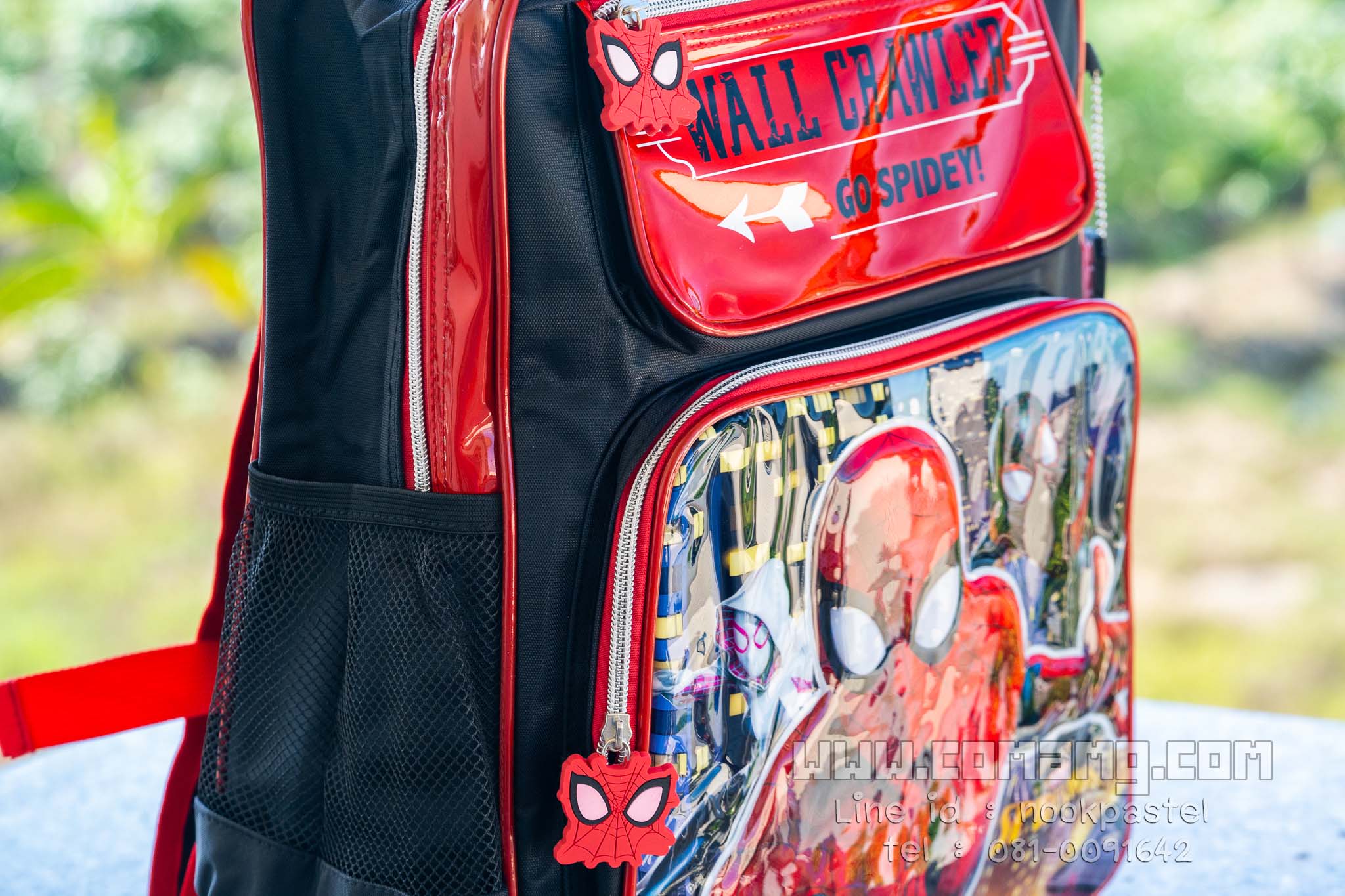 กระเป๋าสะพายหลังสไปรเดอร์แมน 12/13/14 นิ้ว (Spider-man) ลิขสิทธิ์แท้
