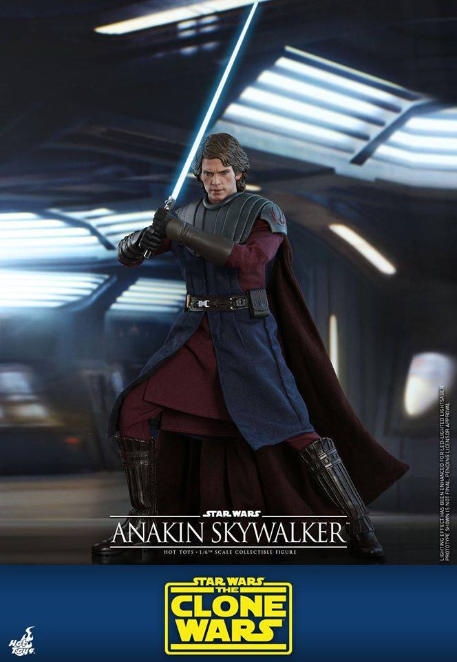 เปิดรับPreorder มัดจำ 4145 บาท Hot Toys:TMS019 1/6 Anakin Skywalker: Star Wars The Clone Wars
