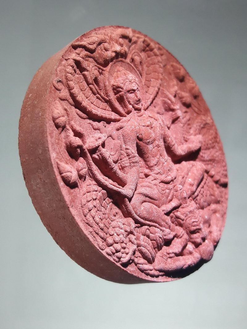 รหัสสินค้า พระมีกล่อง 363 พระเทวราชโพธิสัตว์จตุคามรามเทพเนื้อว่านแดง รุ่นโภคทรัพย์มหาเทวะ กูให้มึงรวย 100 ปี พิธีพุทธาภิเษก 5 วาระ 5 พิธี วัดพระธาตุดอยสุเทพ จังหวัดเชียงใหม่ สร้างปี 2550