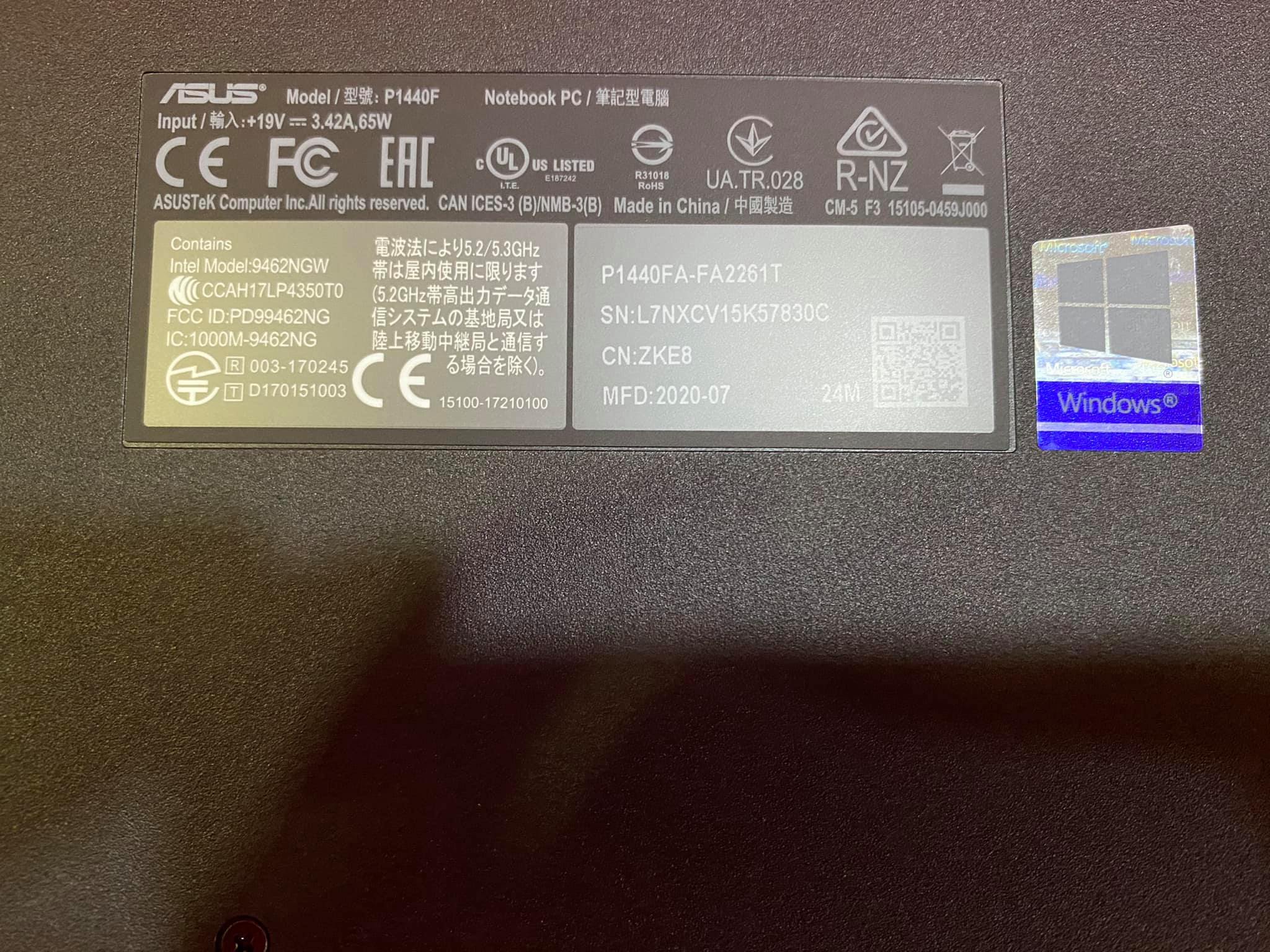 ( SOLD OUT ) Asus P1440FA-FA2261T ประกันเหลือยาวๆ