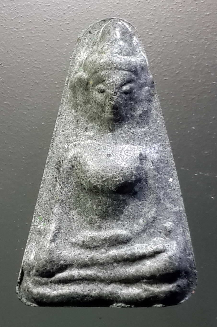 รหัสสินค้า พระมีกล่อง 284 พระผงสุพรรณ เนื้อผงหลังลายนิ้วมือ รุ่น ๕๕๘ จังหวัดสุพรรณบุรี