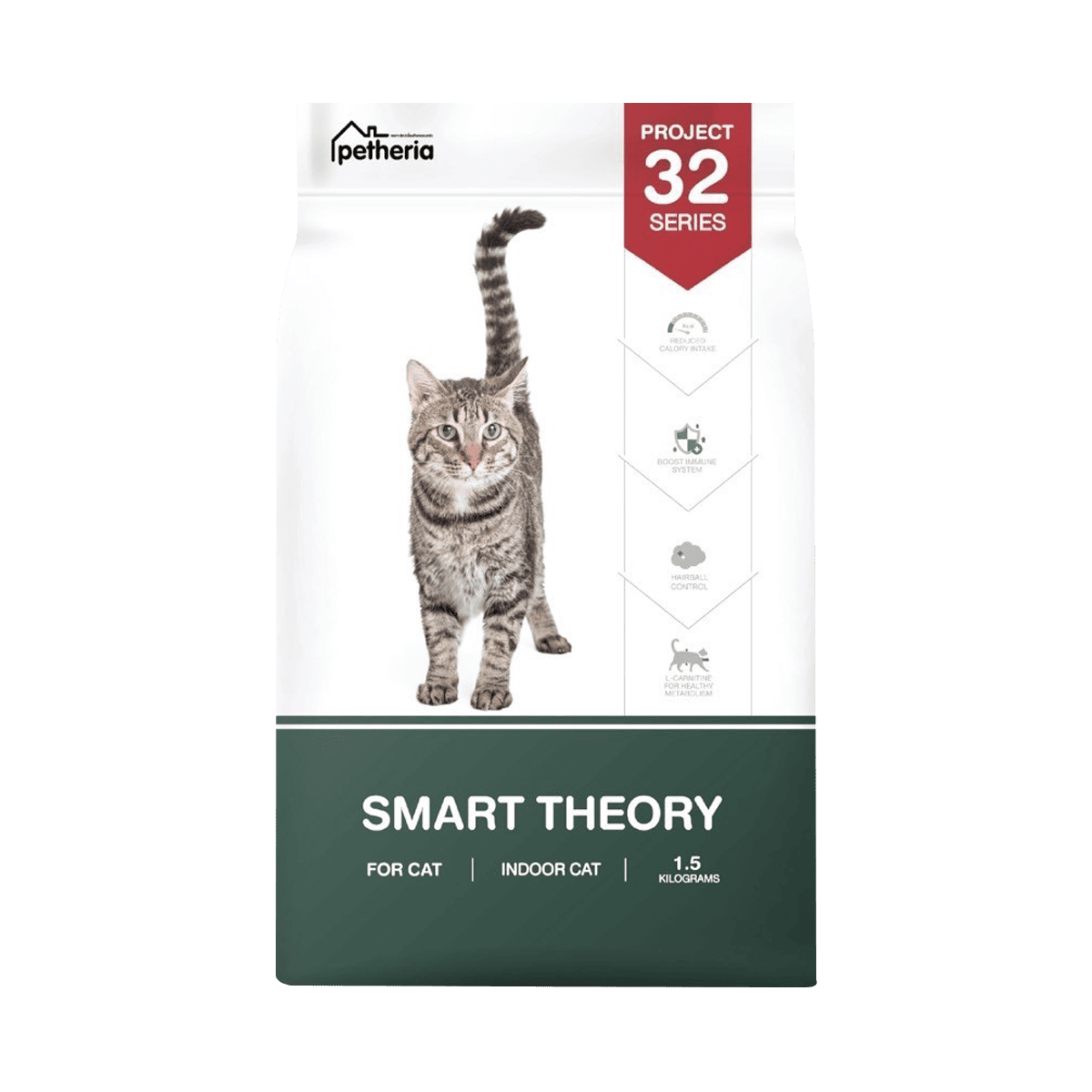 Petheria Innovation Cat Food อาหารแมวพรีเมียม ทำจากปลาทูน่าทั้งตัว ไม่ใส่เกลือ ขนาด 400G | อาหารแมวเกรดพรีเมียม โปรตีนสูง ย่อยง่าย สุขภาพดี
