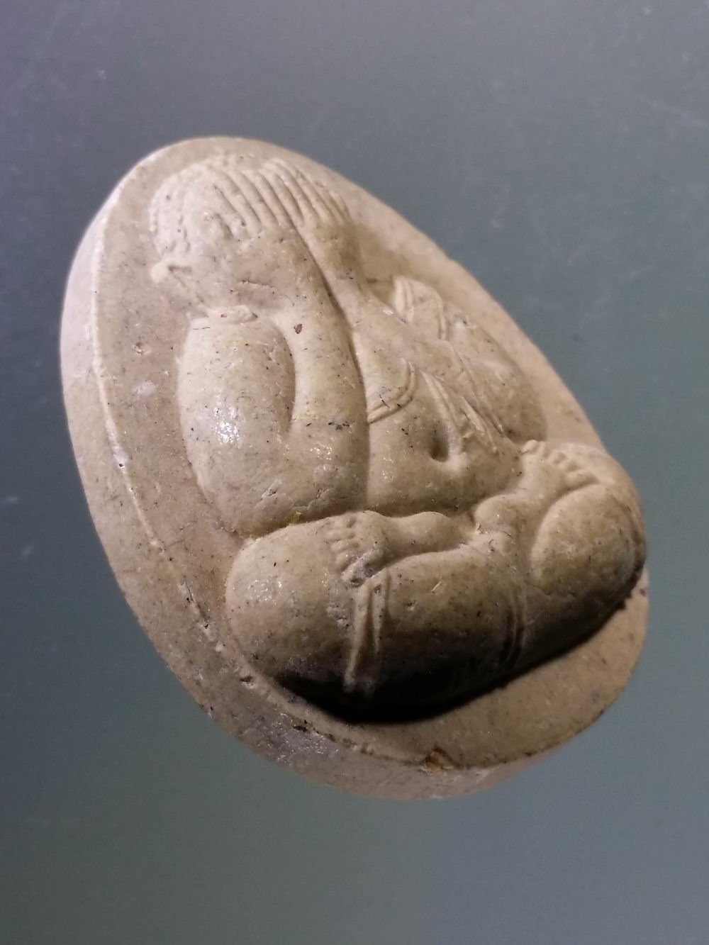 Antig Pim 310 พระปิดตาเนื้อผง หลวงพ่อนม วัดเทพคันธาราม ท่าราบ ตำบลโพธิ์เอน อำเภอท่าเรือ จังหวัดพระนครศรีอยุธยา