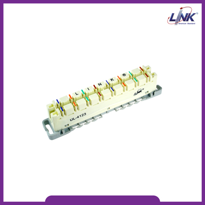 UL-4123 INTELLIGENT DISCONNECTION MODULE 8 Pair CAT 6 (TOT Spec # OES 002 001 02) (เทอร์มินอล CAT 6 8 คู่สาย)