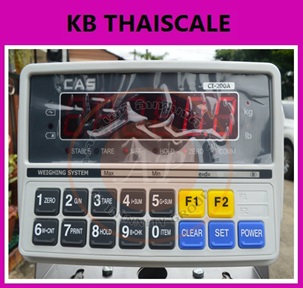 เครื่องชั่ง2000กิโลกรัม เครื่องชั่งน้ำหนัก2ตัน เครื่องชั่งน้ำหนักดิจิตอล2ตัน เครื่องชั่งวางพื้น2000kg ตาชั่ง2000kg CAS CI200A-2T ละเอียด200g ขนาดแท่นชั่งน้ำหนัก120x120cm.(MADE IN KOREA)