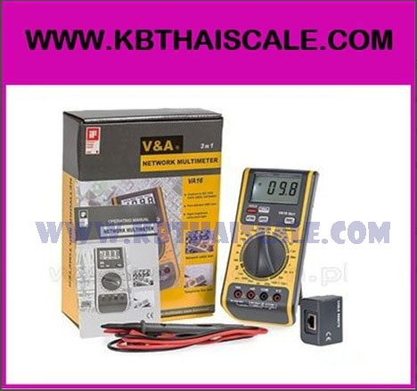 ดิจิตอลมัลติมิเตอร์ ต่อแสดงผลผ่านคอมพิวเตอร์ได้ Digital Multimeter VA18B USB Interface วัดแรงดัน ความต้านทาน ตัวเก็บประจุ ความถี่ อุณหภูมิ