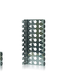 UL-8210 Back Mount Frame 10 Pos., deep 22 mm. ใช้ติดตัวในตู้ Steel Cabinet ทุกรุ่น โครงสแตนเลสสำหรับติดเทอร์มินอลทำจาก Stainless อย่างดี w = 123 mm