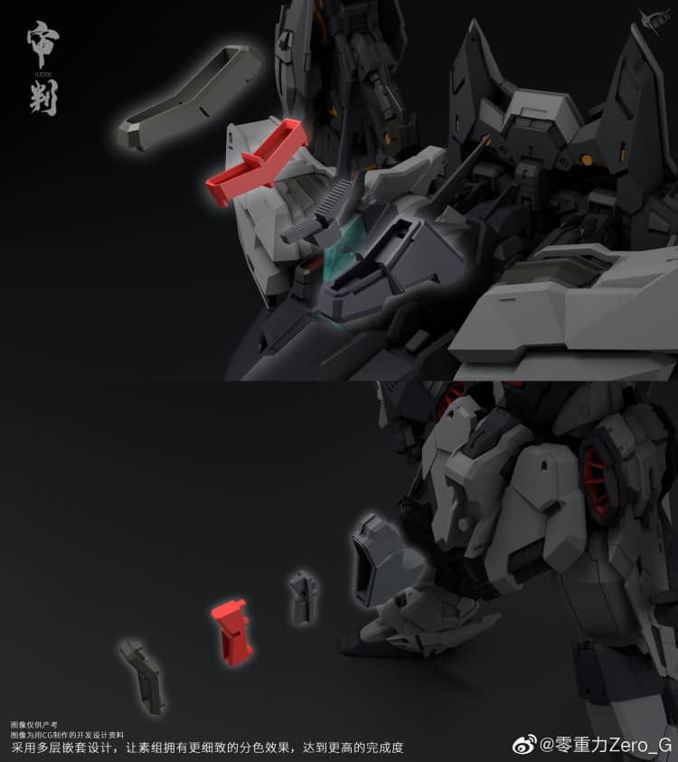 เปิดรับPreorder มัดจำ 400 บาท MG 1/100 Judge โมเดลประกอบ **ค่ายจีนครับ **