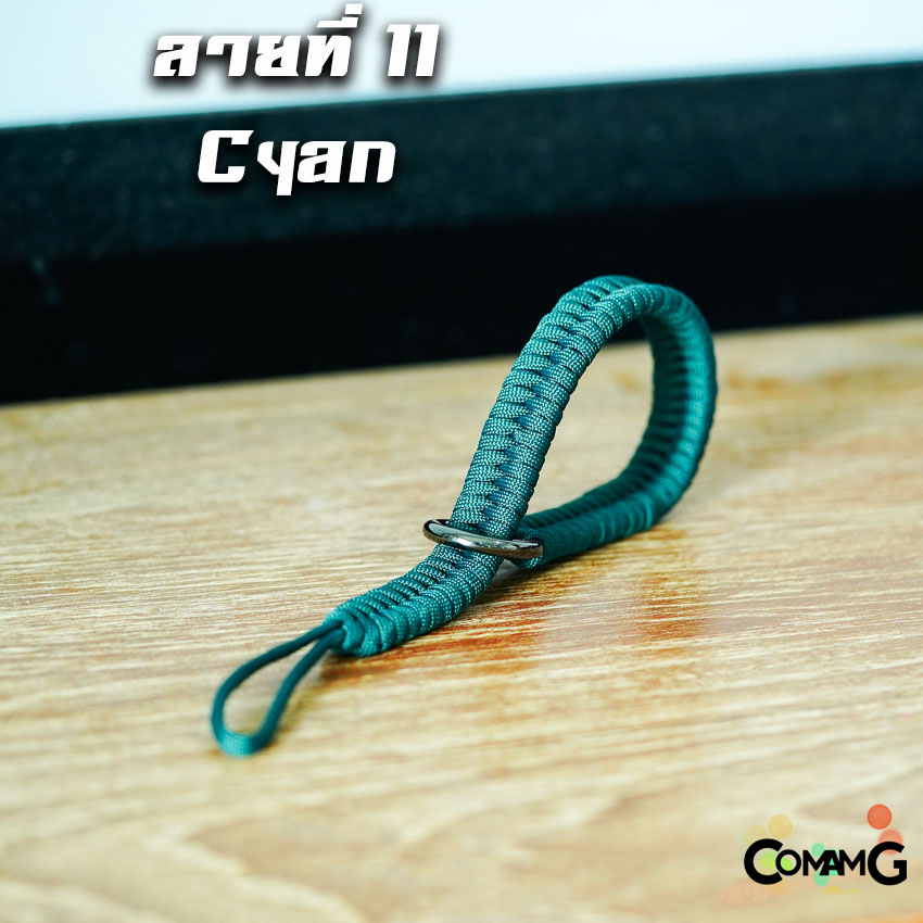 สายคล้องกล้อง คล้องมือ แบบเชือกถัก สายรัดข้อมือ