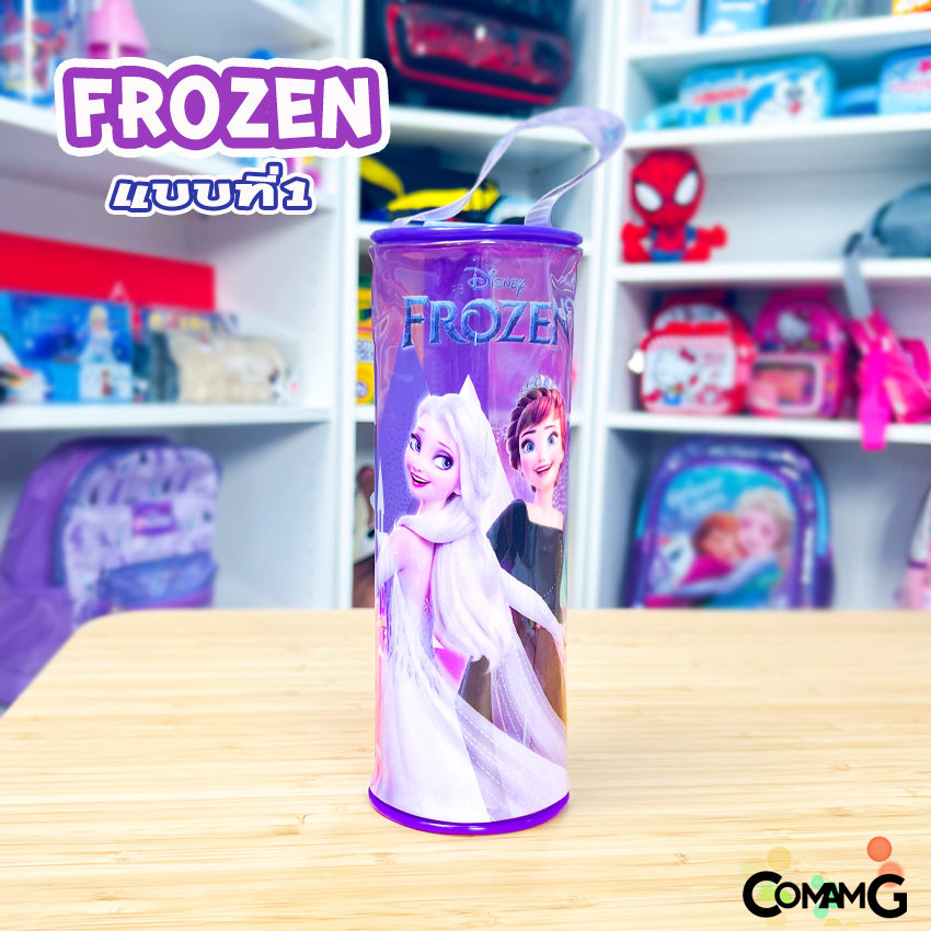 กระเป๋าดินสอ ทรงกระบอก PVC ลายการ์ตูน อเวนเจอร์ส เจ้าหญิง เบนเทน Frozen ลิขสิทธิ์แท้ พร้อมส่ง