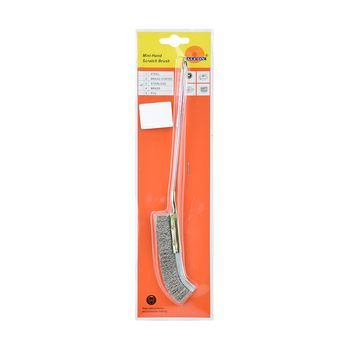 แปรงลวดสแตนเลส รุ่นมินิ ปลายโค้ง FC461-391-6208