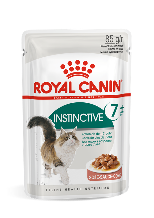Royal Canin Instinctive +7 in Jelly โรยัล คานิน อาหารเปียก สำหรับแมวสูงวัย อายุ 7 ปีขึ้นไป