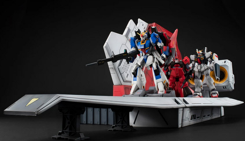 เปิดรับPreorder มัดจำ 1000 บาท Realistic Model Series Mobile Suit Z Gundam ARGAMA Catapult Deck for １/144 HGUC*ไม่รวมหุ่น* สำเนา