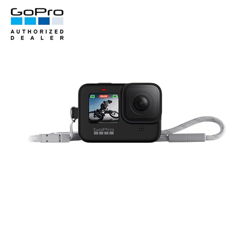 GoPro 11 / 10 / 9 Sleeve + Lanyard Black ซิลิโคนพร้อมสายคล้องคอ สีดำ Black