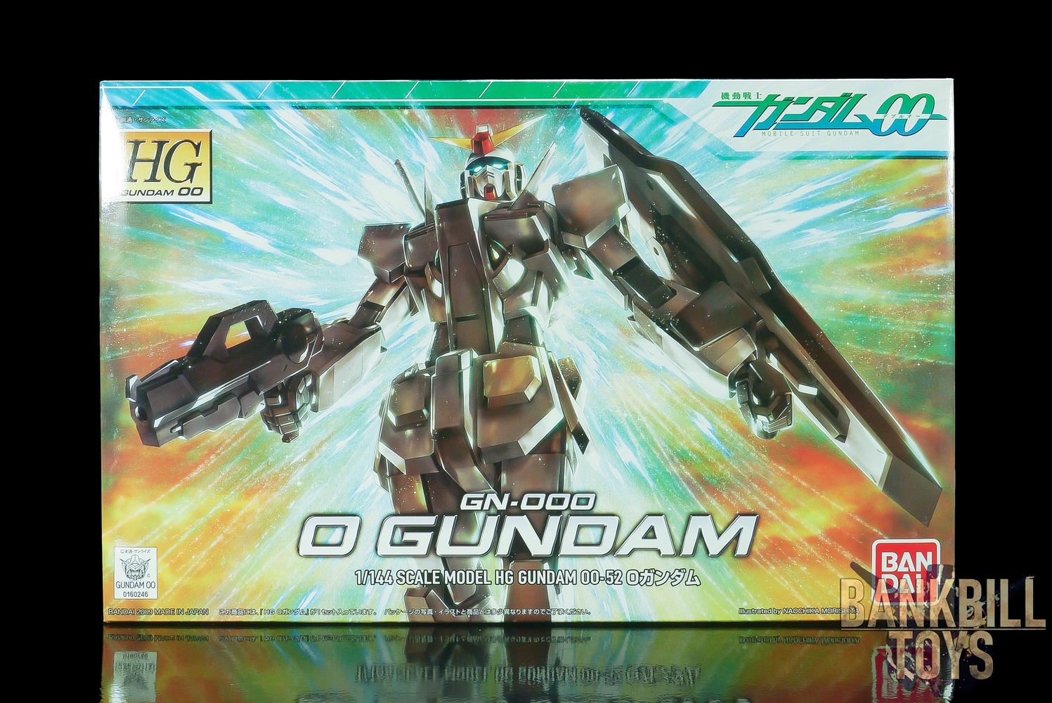 กันดั้ม Bandai Gunpla HG00 No.052 1/144 GN-000 0 Gundam