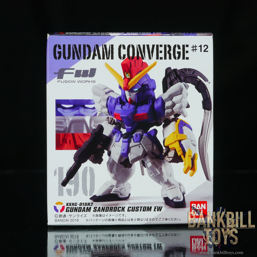 กันดั้ม Bandai Candy Toy FW Gundam Converge #12 No.190 XXXG-01SR2 Gundam Sandrock Custom [Endless Waltz Ver.]