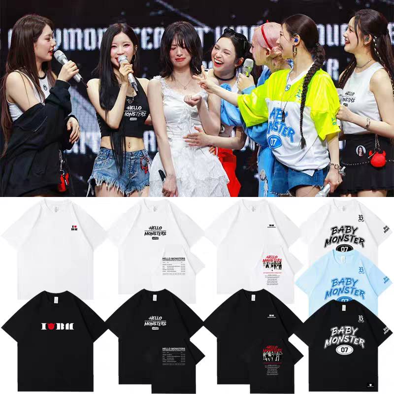 เสื้อยืด BABYMONSTER : 2025 1st WORLD TOUR [HELLO MONSTERS]