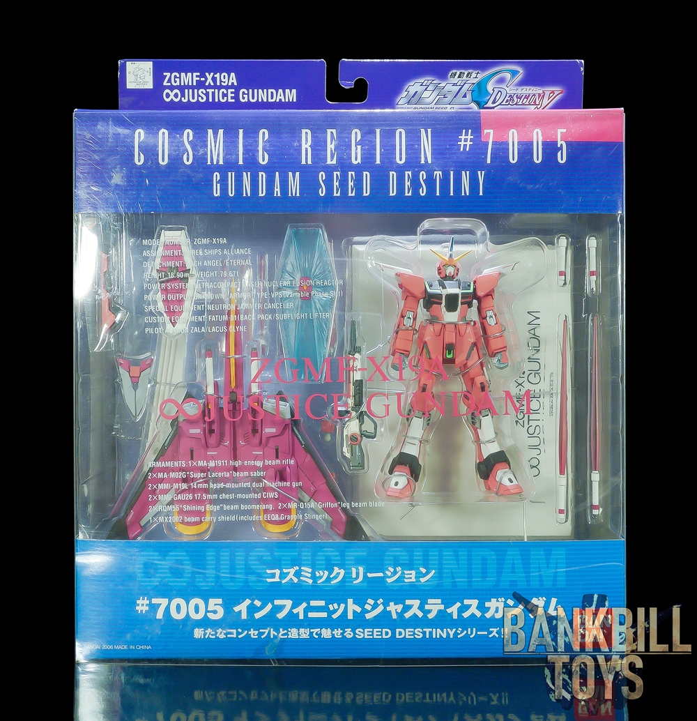 กันดั้ม Bandai Cosmic Region #7005 ZGMF-X19A Infinite Justice Gundam