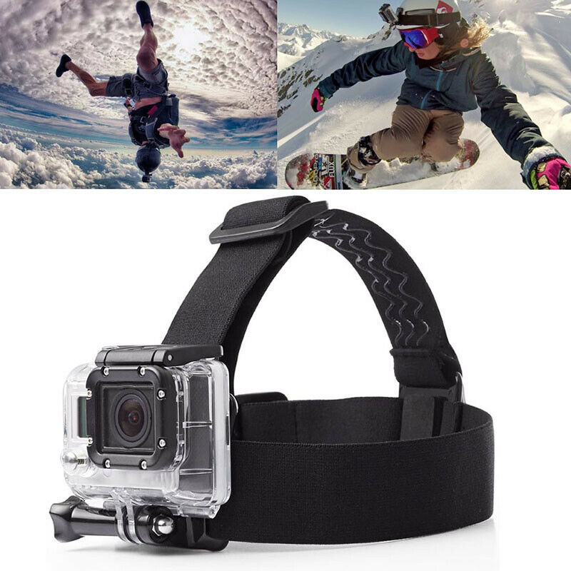 5 in 1 สายคาดหัว สายคาดอกพร้อมอุปกรณ์ ติดกล้องโกโปร มีซิลิโคนกันลื่น GoPro Head Chest Strap สำหรับกล้อง GoPro และ กล้อง action camera ทุกรุ่น