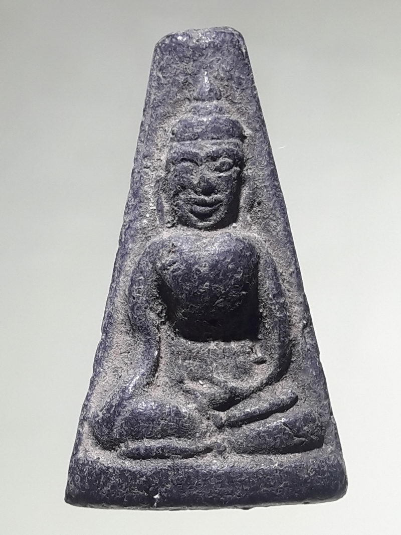 รหัสสินค้า พระเนื้อดิน ผง ว่าน 10498 พระผงสุพรรณเนื้อดินเผาผงใบลาน หลวงปู่สมบุญ วัดตม จ.ปราจีนบุรี