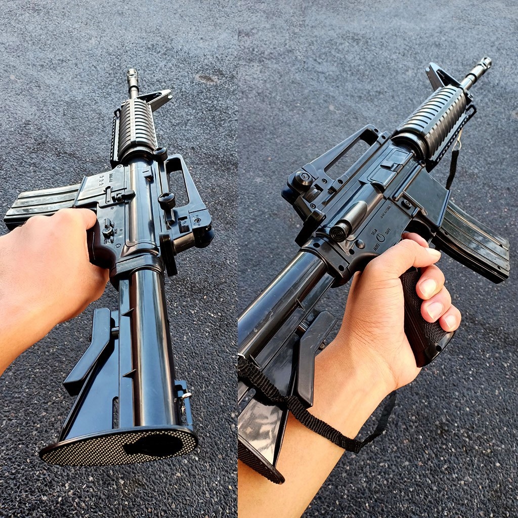 ปืนของเล่น ปืนอัดลม รุ่น M16-A1D