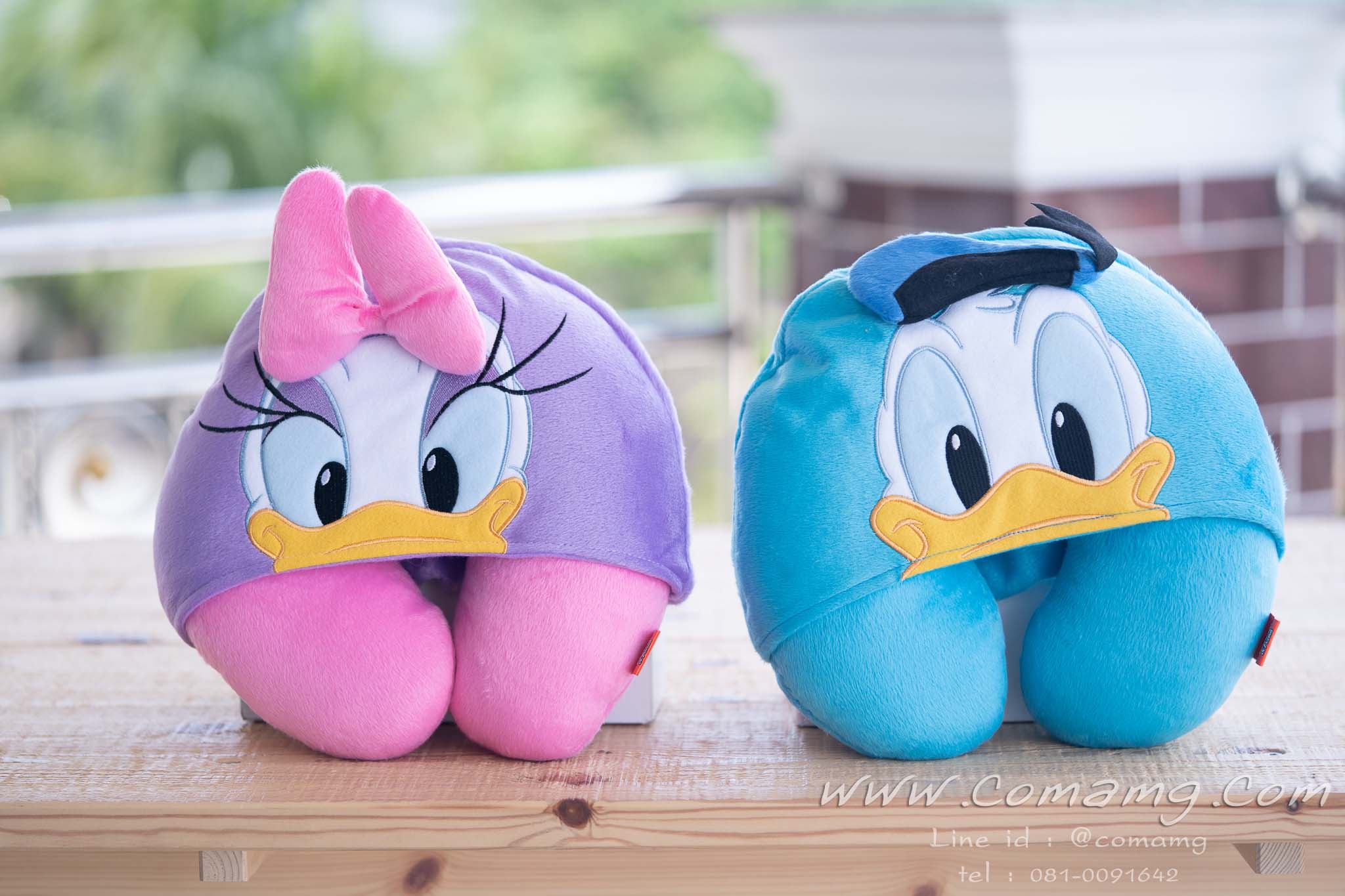 หมอนรองคอมีหมวก โดนัลด์ดั๊ก& เดซี่ดั๊ก (Donald Duck&Daisy)