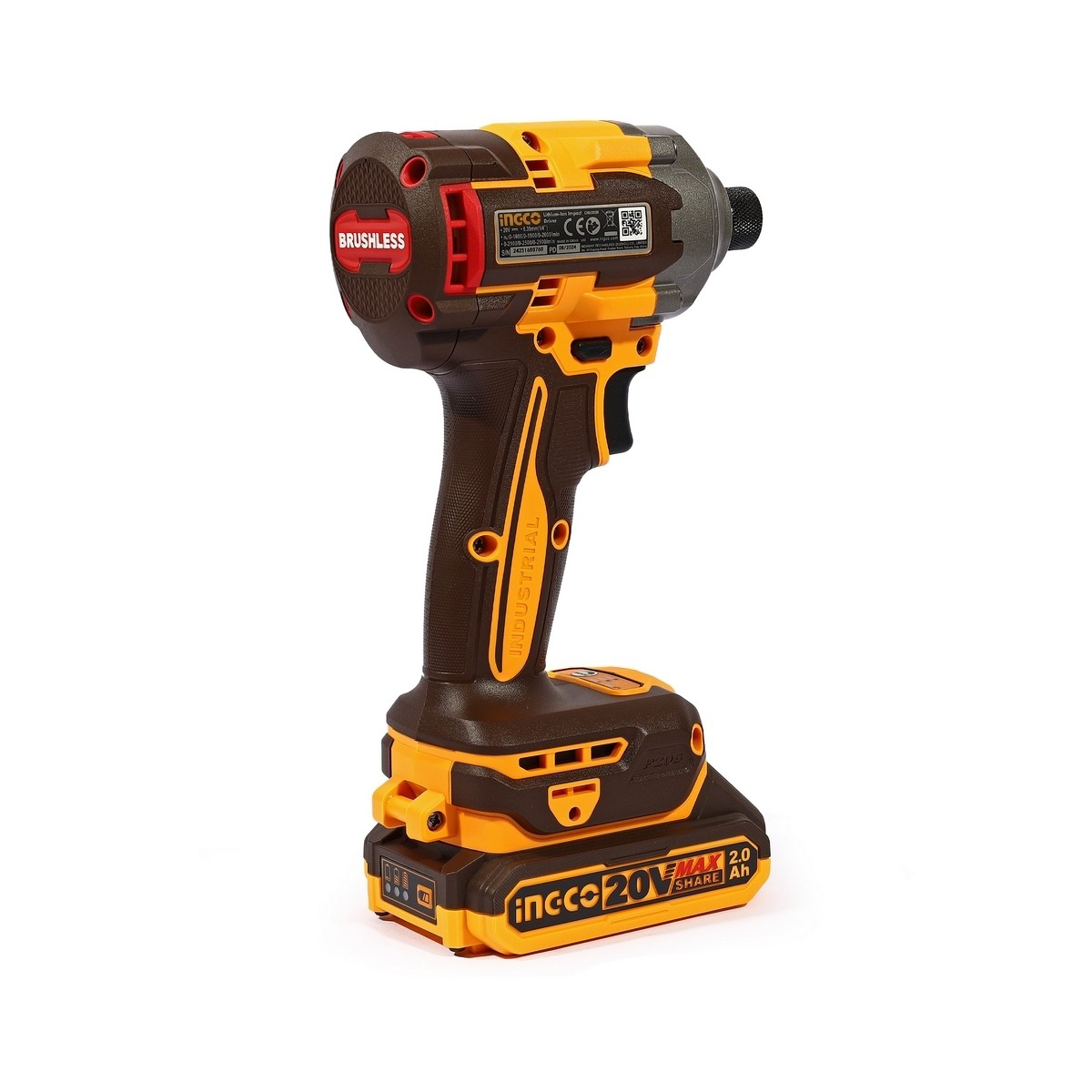 INGCO สว่านไขควงกระแทกไร้สาย 285N.m 20V [CIRLI2028]