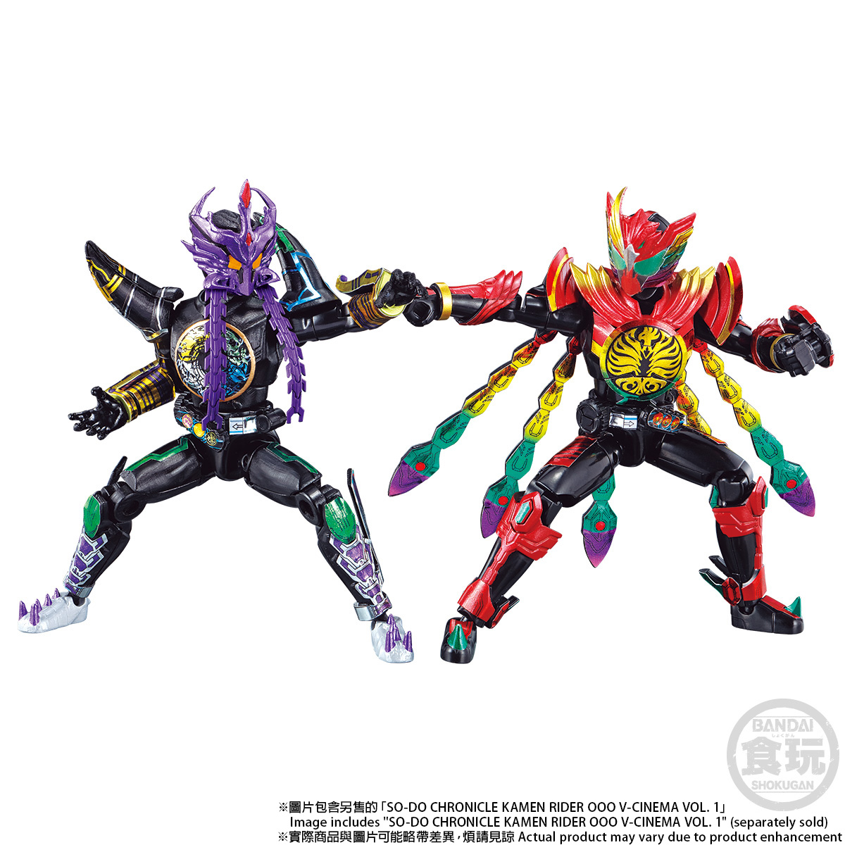 <Preorderถึงวันที่22/4/2022 >เปิดรับPreorder มัดจำ 400 บาท SO-DO CHRONICLE SODO KAMEN RIDER OOO CORE MEDAL OF RESURRECTION SET 02 W/O GUM