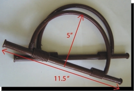 หูกระเป๋าพลาสติค ครึ่งวงกลม-ใหญ่ Semicircle Large Plastic Bag Handle