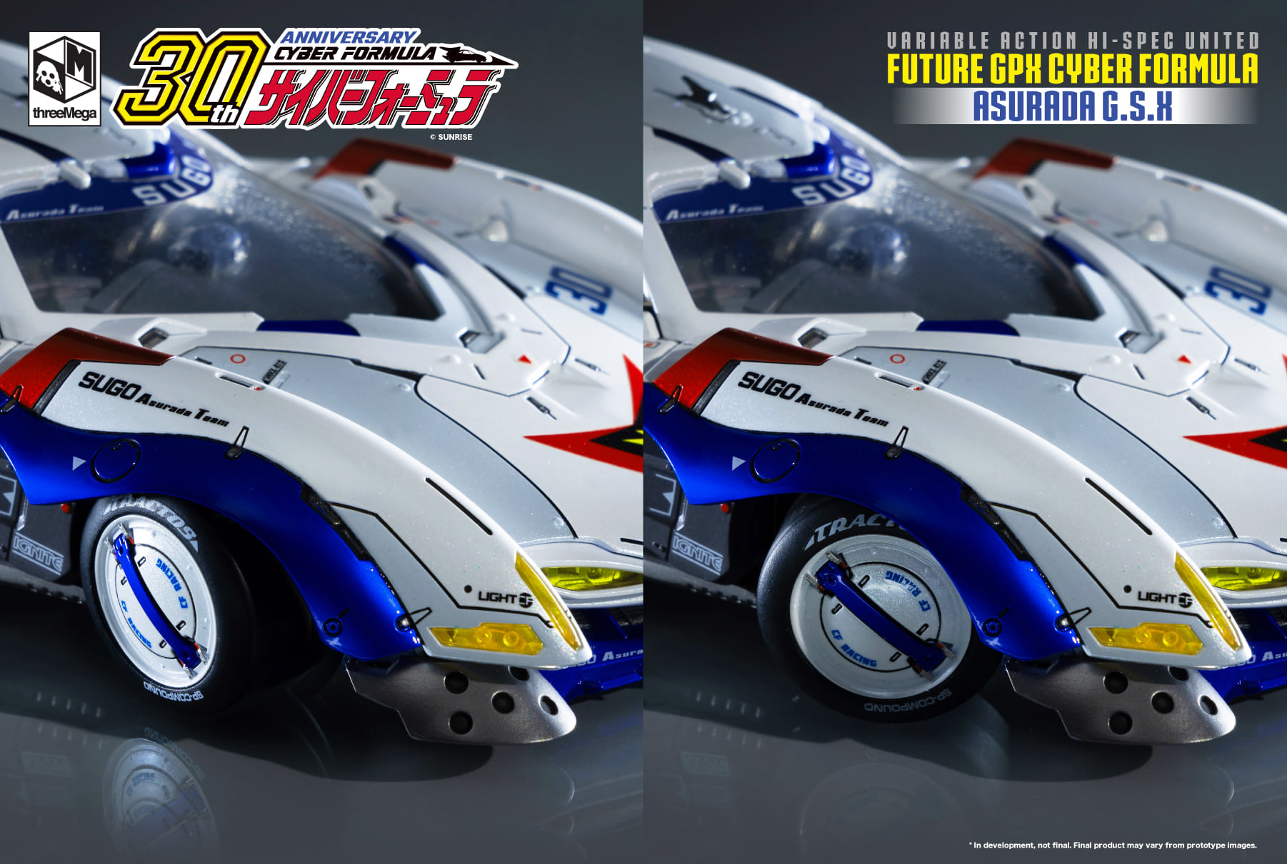 <Preorderถึง 9/2/2022 >เปิดรับPreorder มัดจำ5000 บาทthreeMega: VARIABLE ACTION Hi-SPEC UNITED FUTURE GPX CYBER FORMULA ASURADA G.S.X