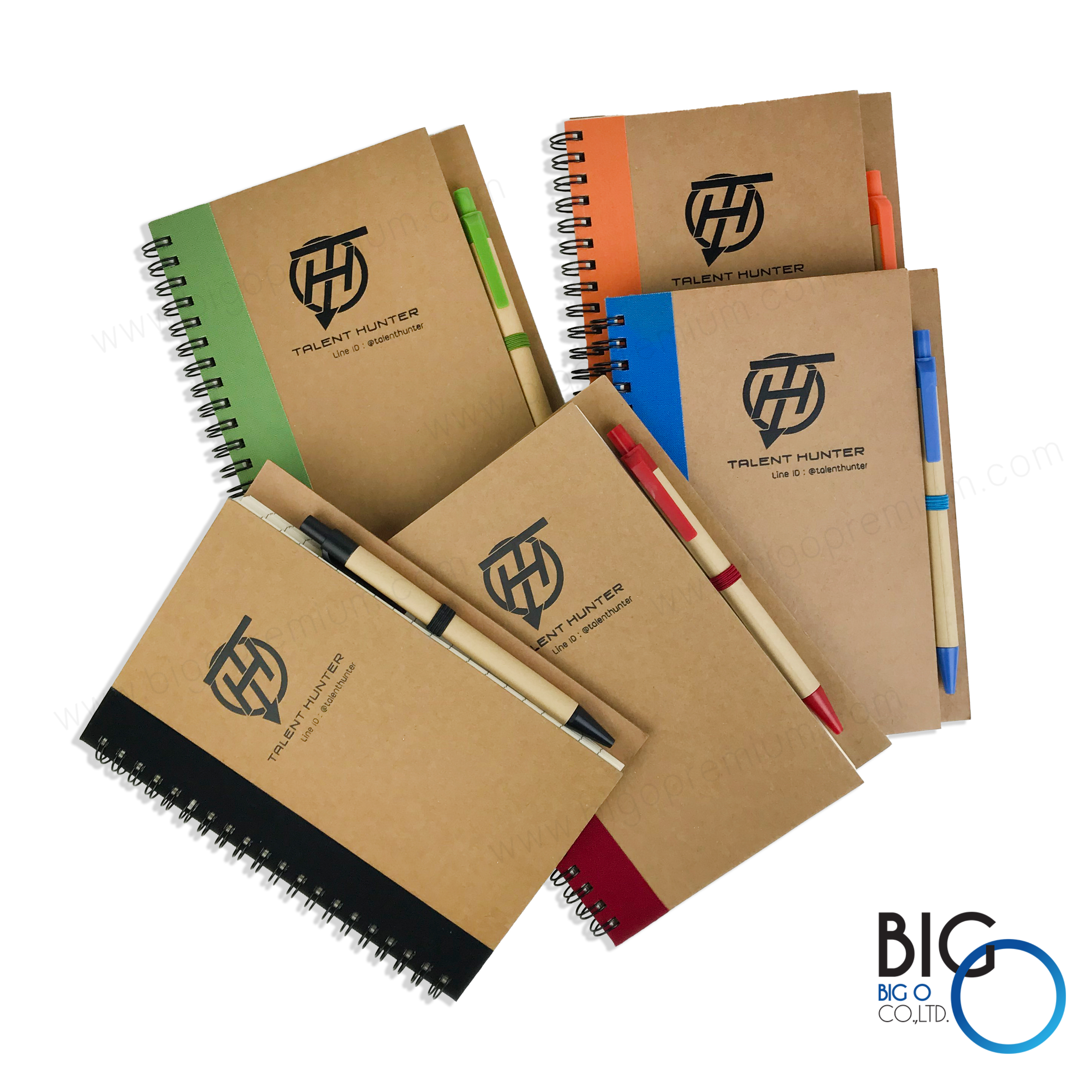 กระเป๋าสั่งทำ กระเป๋าผ้าแคนวาส+สมุดโน๊ต Talent hunter