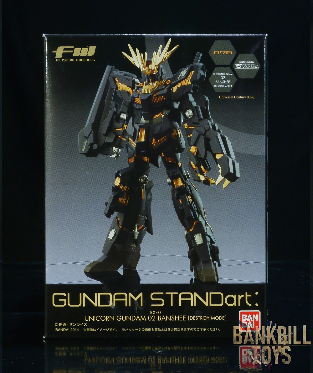 กันดั้ม Bandai Candy Toy FW Gundam STANDart: 20 No.076 RX-0 Unicorn Gundam 02 Banshee [Destroy Mode]