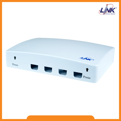 UF-1014 Fiber Optic Termination Box w/o Adapter, 4 Port (use with UF-0055SM)