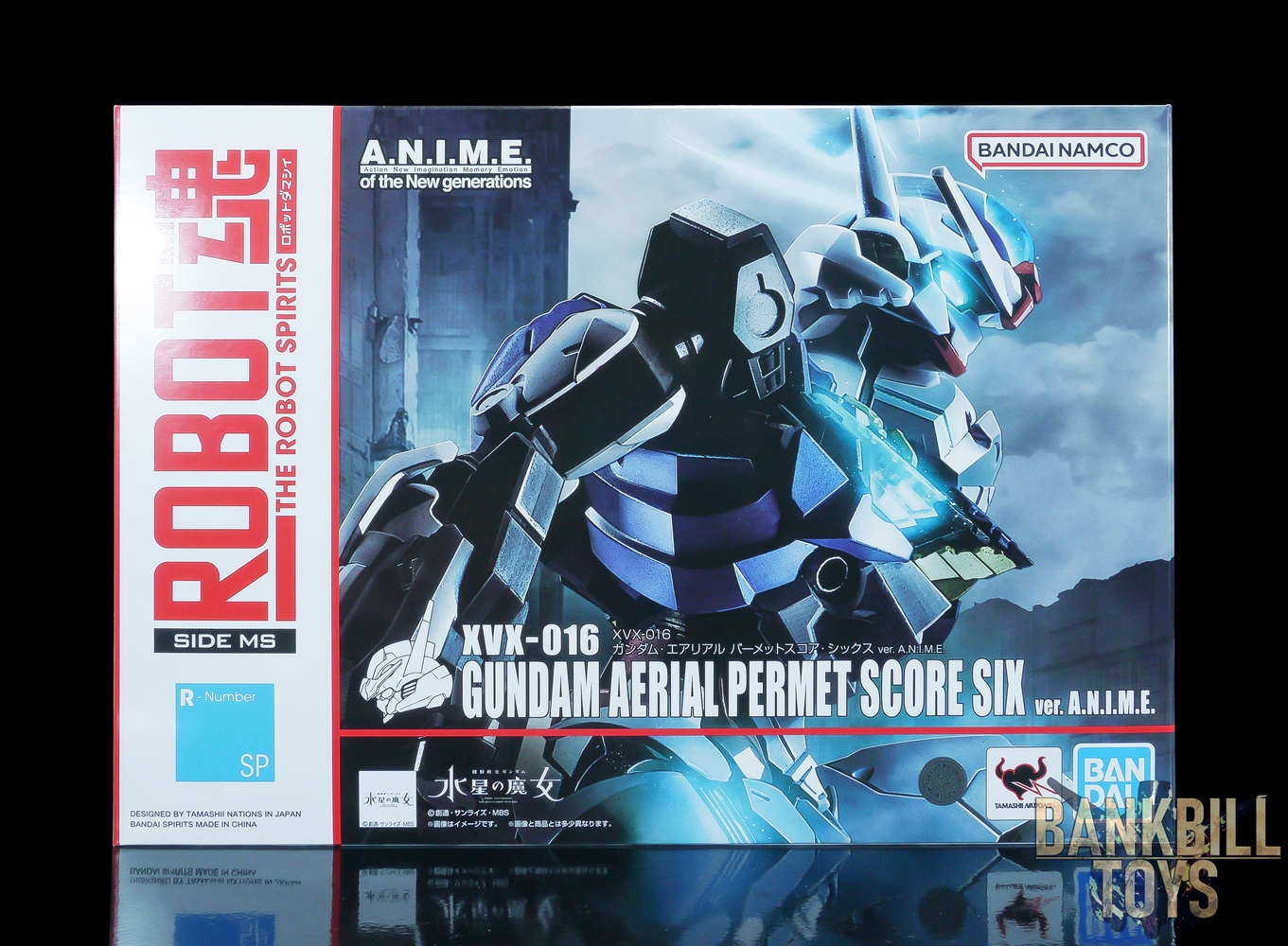 กันดั้ม Bandai Spirits Premium Bandai Tamashii Web Shop & Tamashii Nation 2023 Limited The Robot Spirits <SIDE MS> R-SP XVX-016 Gundam Aerial Permet Score Six Ver. A.N.I.M.E.