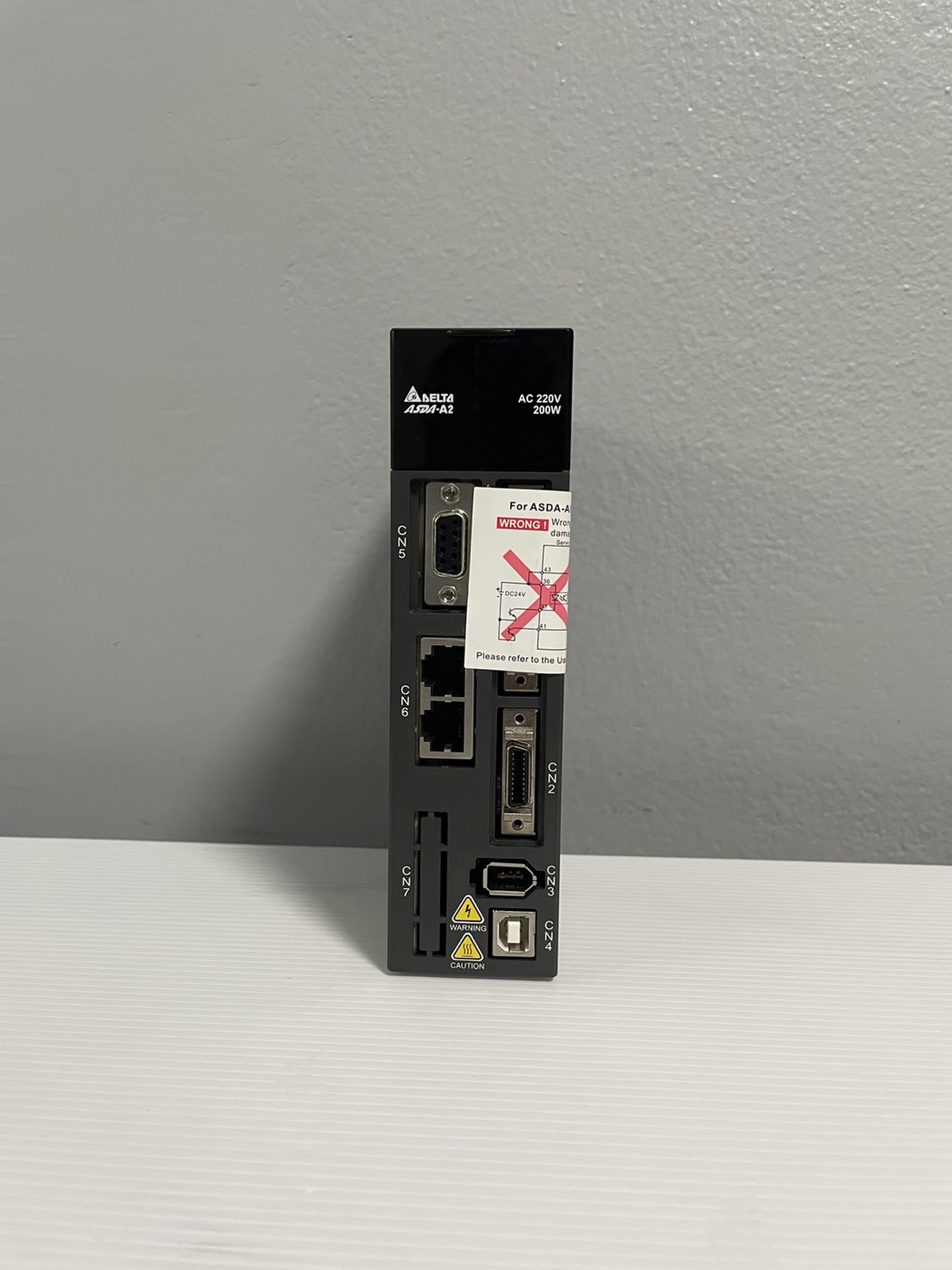 Delta Servo Drive ASD-A2-0221-M 200W Input 220V 3/1-Phase , close loop ,CAN open