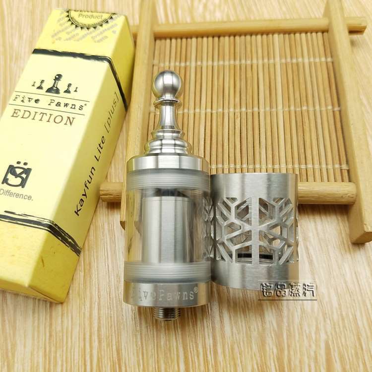 Kayfun Lite Plus Five Pawn Edition 22mm มีแก้วสำรองพร้อมสแตนเลสครอบ (Clone)