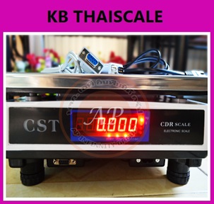 ตาชั่งดิจิตอล เครื่องชั่งดิจิตอล เครื่องชั่งแบบตั้งโต๊ะ เครื่องชั่งระบบอิเล็กทรอนิกส์ มีจอ 2 ด้าน 30kg ละเอียด 1g ขนาด 218x260mm CST รุ่น CDR-30ประเทศไต้หวัน
