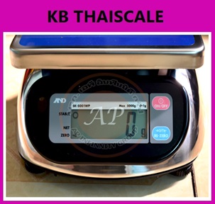 ตาชั่งดิจิตอล เครื่องชั่งดิจิตอล เครื่องชั่งกันน้ำ 5000g ความละเอียด1g AND SK-5001WP ขนาดจานชั่ง 23.2x19.2cm.( MADE IN JAPAN )