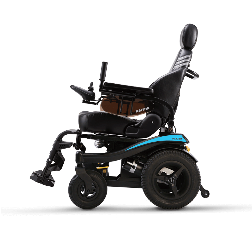 รถเข็นไฟฟ้าคาร์ม่า รุ่น Blazer Captain (Power Wheelchair KARMA Blazer Captain) สามารถปรับเอนนอนได้ ของแท้ รับประกันศูนย์ 5 ปี (รุ่นยอดนิยม)