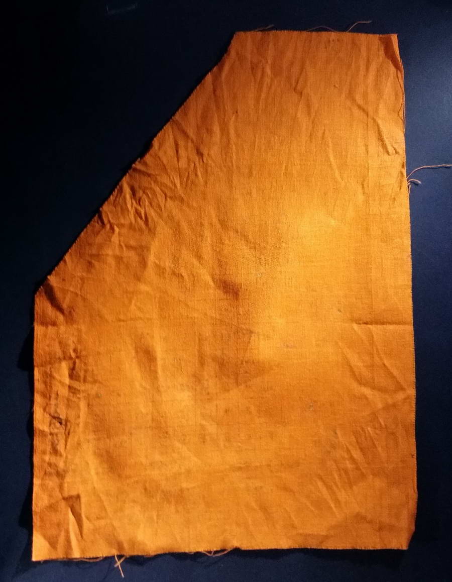 รหัสสินค้า ผ้ายันต์สำนักต่างๆ 016 ผ้ายันต์ธง จีวรพระ ที่ระลึกในงานผูกพัทธสีมา วัดหัวโป่ง จังหวัดราชบุรี สร้างปี 2550