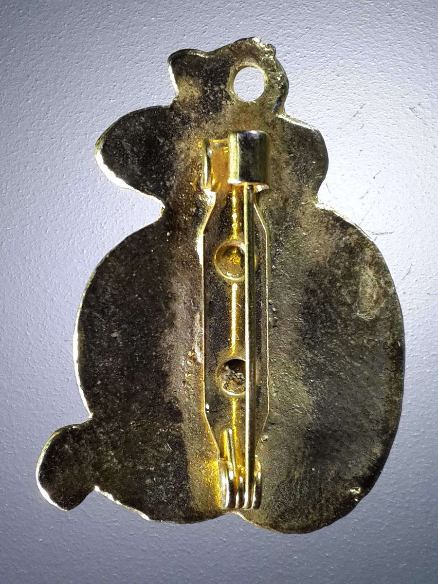 รหัสสินค้า เครื่องราง ล็อตเก็ต ภาพถ่าย 089 ล็อกเก็ตเข็มกลัดกะไหล่ทอง รัชกาลที่ 5 พระจุลจอมเกล้าเจ้าอยู่หัว สยามมินทร์